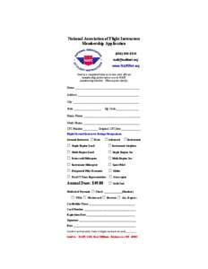 National Association of Flight Instructors Membership Application[removed]