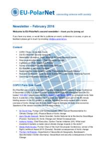 Microsoft Word - EU-PolarNet_Newsletter_2_Feb_2016.docx