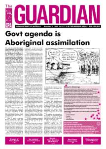 COMMUNIST PARTY OF AUSTRALIA  December[removed]No.1211 $1.50 THE WORKERS’ WEEKLY ISSN 1325-295X Govt agenda is Aboriginal assimilation