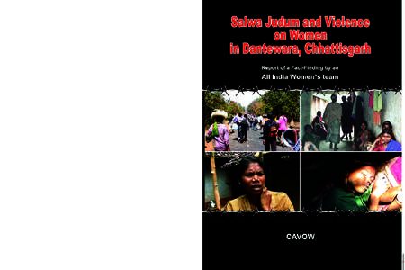 Salwa Judum and Violence on Women in Dantewara, Chhattisgarh Report of a Fact-Finding by an