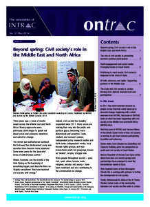 14176_Ontrac57_Ontrac43:25 Page 1  The newsletter of No. 57 May 2014
