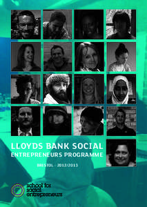 LLOYDS BANK SOCIAL  ENTREPRENEURS PROGRAMME BRISTOL[removed]  2