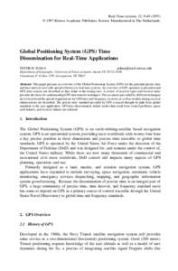 Global Positioning System / GPS signals / GPS navigation device / Satellite navigation / Time transfer / Transit / Error analysis for the Global Positioning System / GPS Block IIIA