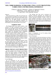 XFEL Third Harmonic Superconducting Cavity Prototypes: Fabrication and Processing Experience