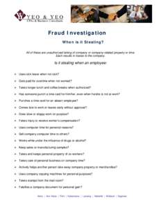 Red Flags Indicating Potential Fraud or Embezzlement
