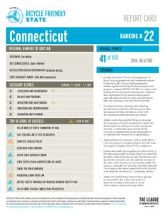 REPORT CARD  Connecticut Regional Ranking  Ranking #