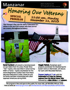 Veterans Day 2013 Manzanar