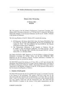 EU–Moldova Parliamentary Cooperation Committee