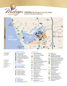 SIMONELLI  RIVER CENTRAL Muskegon County Map (includes Accommodations & Attractions)