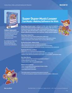 Creative Music, Video, and Audio Software for Education  Super Duper Music Looper Fun Music-Making Software for Kids