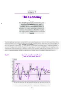Chapter 3  The Economy The Hong Kong economy continued to grow below-trend inThe slow global economic recovery weighed on exports of
