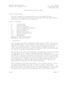 Network Working Group Request for Comments: 958 D.L. Mills M/A-COM Linkabit September 1985