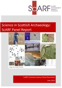 Science in Scottish Archaeology: ScARF Panel Report Images © as noted in the text  ScARF Summary Science Panel Document