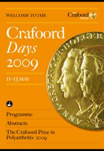 Welcome to the  Crafoord Days–13 may