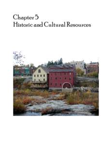 Chapter 5 Historic and Cultural Resources Chapter 5 Historic and Cultural Resources 1.0 INTRODUCTION