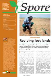 Information for agricultural development in ACP countries Issue 125 OCTOBER 2006