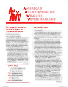 WINTERAAZV/AAWV Committee on Wildlife Health and Conservation—Minutes By Jonathan Sleeman (edited)