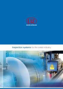 Inspection systems for the metal industry  2 References