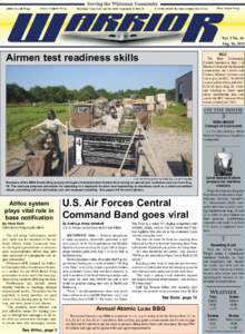Vol. 2 No. 34 Aug. 26, 2011 Airmen test readiness skills  BCC