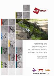 Detecting and preventing new incursions of exotic animals in Australia Wendy Henderson and Mary Bomford