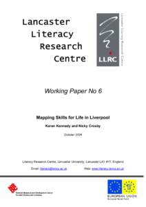 Lancaster Literacy Research Centre  Working Paper No 6