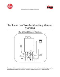 Tankless Gas Troubleshooting Manual[removed]SVC 820