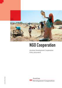 NGO Cooperation  www.mfa.at/adc Austrian Development Cooperation Policy document