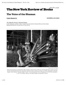 The Voice of the Shaman by Glenn Shepard Jr. | The New York...  http://www.nybooks.com/articles/archives/2014/nov/06/davi-ko... Font Size: A A A