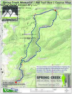 Spring Creek Memorial Trail Run