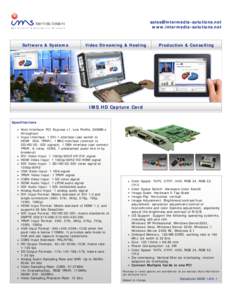 [removed] www.intermedia-solutions.net Software & Systems  Video Streaming & Hosting