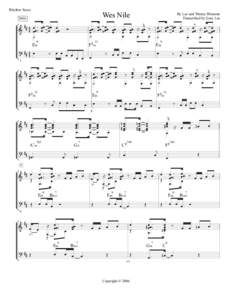 Rhythm Score  Wes Nile Intro