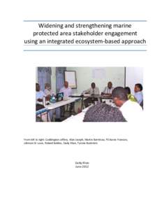 Widening and Strengthening Marine Protected Area stakeholder Engagement