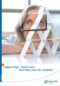 Corporate  Sagem Orga - Smart cards