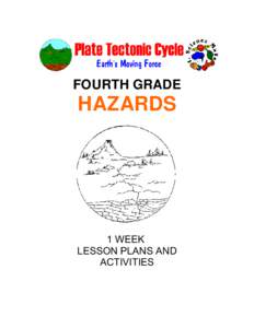 FOURTH GRADE  HAZARDS 1 WEEK LESSON PLANS AND