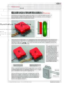 ROBOTC  Reference Quadrature Shaft Encoders
