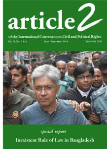article  of the International Convenant on Civil and Political Rights Vol. 13, No. 2 & 3