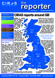 the  the rail industry’s confidential reporting system reporter Issue No: 43