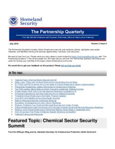 United States Department of Homeland Security / DHS National Protection and Programs Directorate / Critical infrastructure protection / National Infrastructure Protection Plan / Critical infrastructure / United States Computer Emergency Readiness Team / Homeland security / National Cyber Security Division / Stephenson Disaster Management Institute