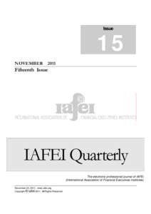 Microsoft Word - IAFEI News November 2011