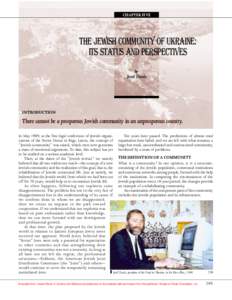 Chapter 05=Jewish Communities Ukraine.p65