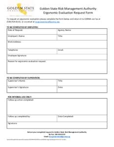 Microsoft Word - GSRMA Ergo Eval Request Form