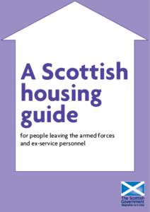 A Scottish housing guide for people leaving the armed forces and ex-service personnel