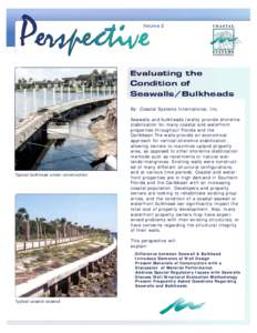 Volume 2  Evaluating the Condition of Seawalls/Bulkheads By: Coastal Systems International, Inc.