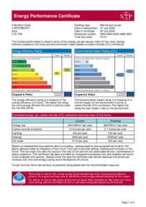 Energy Performance Certificate 5 Montfort Close CANTERBURY Kent CT2 7DA