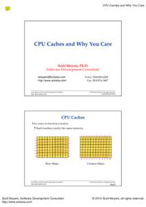 Microsoft PowerPoint - CPU Caches.ppt