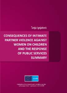 Consequences of Intimate Partner Violence against Women on Children and the Response of Public Services