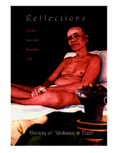 Reflections October November December 2012