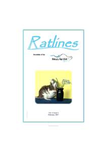 Vol. 4 issue 4 February-  The Estuary Rat Club Newsletter