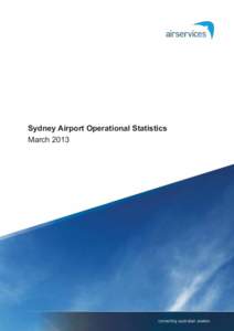 Sydney Airport Operational Statistics March 2013 PREVIEW  