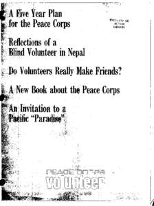 Peace Corps Volunteer – June 1966